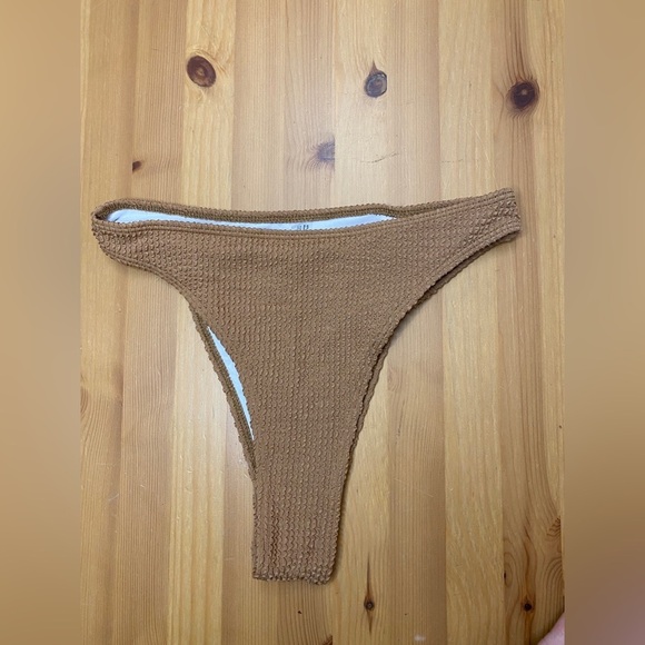 NEW Never Worn SHEIN Crinkle Cut Out High Waisted Bikini - Picture 3 of 7